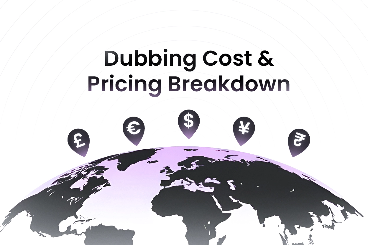 Dubbing Cost - Sukudo Studios