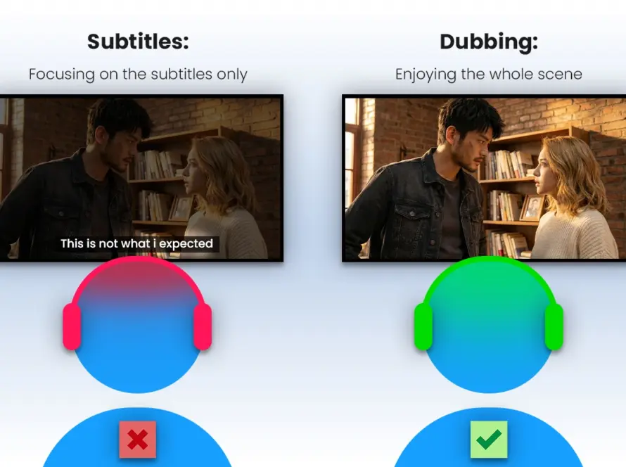 Dubbing vs Subtitling - Sukudo Studios
