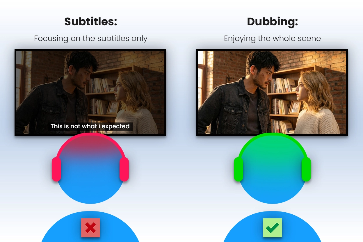 Dubbing vs Subtitling - Sukudo Studios