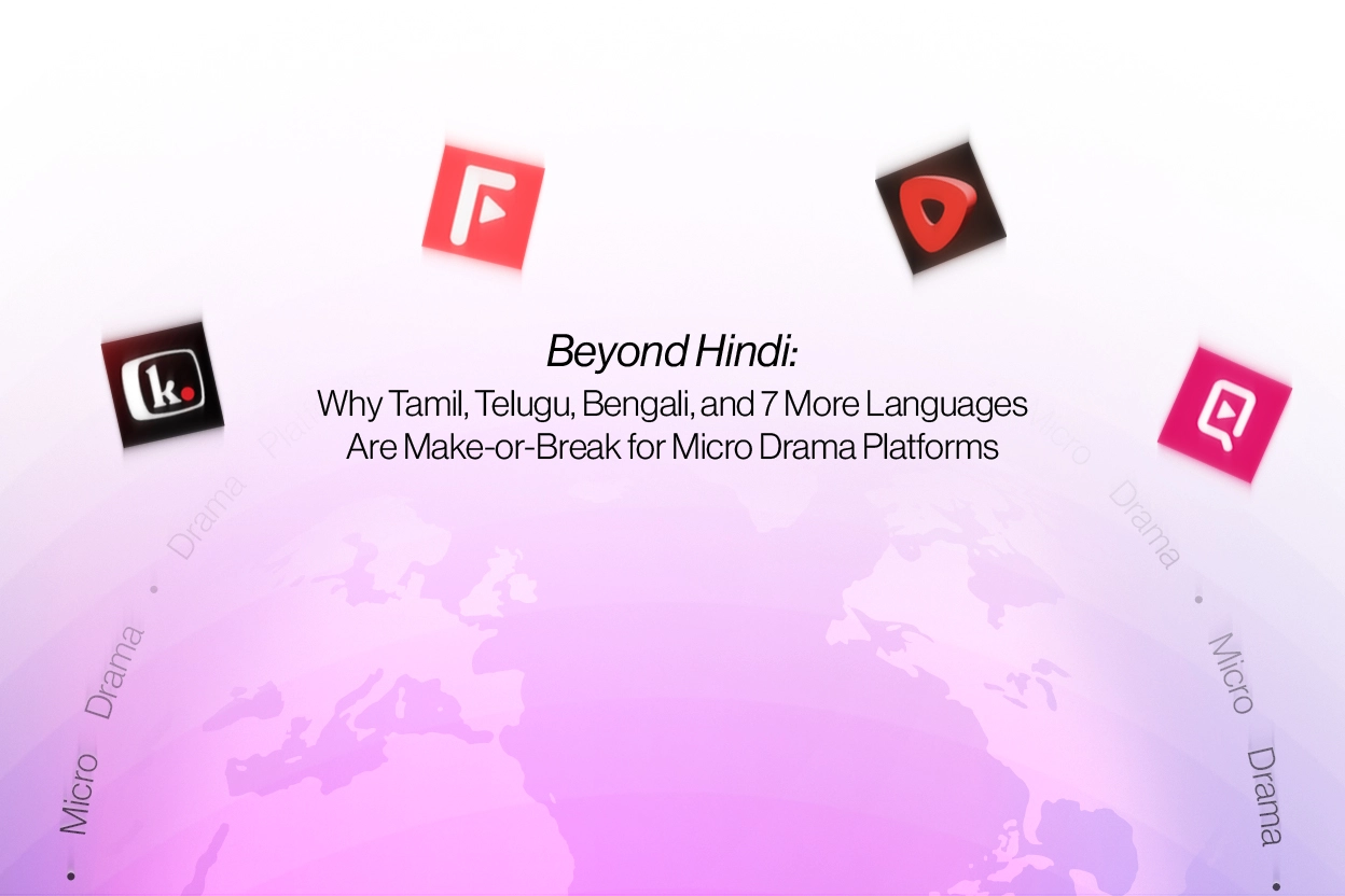 India regional language map showing micro drama dubbing priority, Tamil Telugu Bengali Marathi Kannada Malayalam