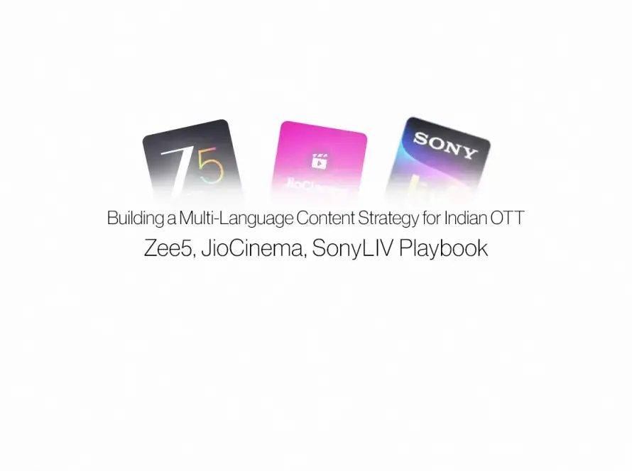 Indian OTT multi-language content strategy, Zee5 JioCinema SonyLIV dubbing playbook