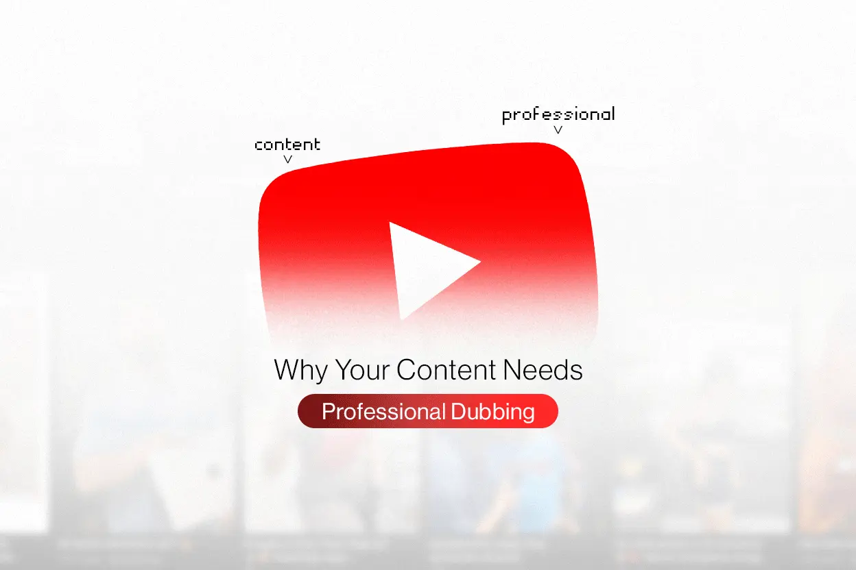 Complete guide to professional dubbing services - Sukudo Studios